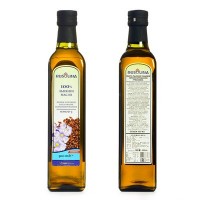 俄罗斯原瓶进口亚麻籽油冷榨辅食食用油现货批发500ml