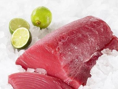 野生红金枪鱼三文鱼刺身吞拿鱼寿司食新鲜冷冻中尾段酒店供应图2