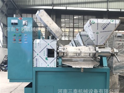 大小型商用螺旋榨油机 冷炸150型全自动橄榄椰子榨油机图2