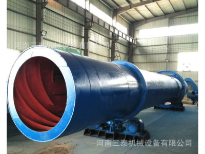 供应大小型煤泥烘干机全自动生产 污泥滚筒烘干机调心式托轮图3