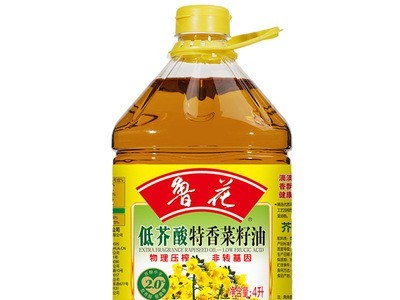 鲁花低芥酸特香菜籽油4L图3
