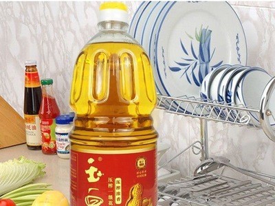 玉皇花生油 食用油1.6L升 厂家自榨粮油 浓香物理压榨 瓶装图3