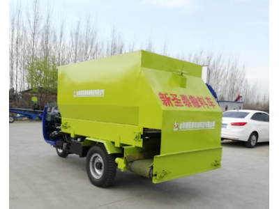 养殖电动投料车 高效喂猪饲料车 养殖饲草喂料车图4