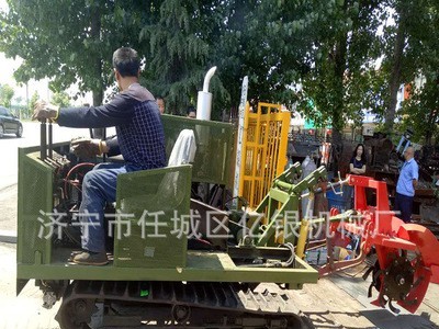 黑龙江地区畅销履带式农用旋耕机开沟施肥机园林挖树机械图5