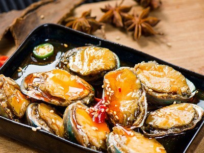 抖音网红即食麻辣鲍鱼罐头即食麻辣小海鲜罐装小鲍鱼仔图2