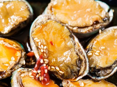 抖音网红即食麻辣鲍鱼罐头即食麻辣小海鲜罐装小鲍鱼仔图4