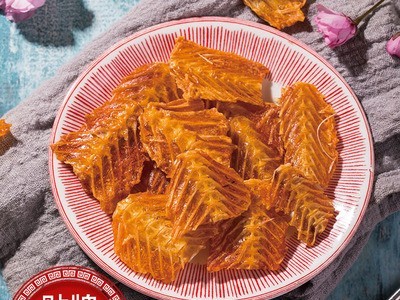 一件代发香酥深海鳕鱼排 香酥鱼排 100g休闲鱼类零食图1