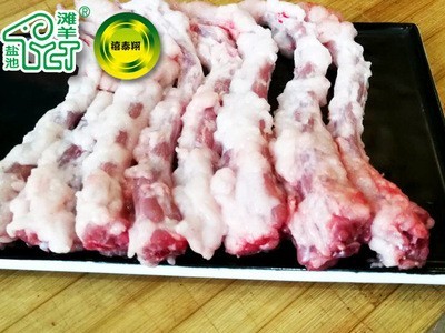 包邮1000克宁夏羊肉 羊尾骨 羊骨头 优质滩羊骨 鲜香盐池羊尾骨图2