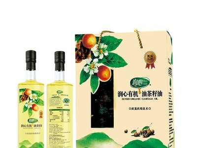 江西油茶基地供应有机山茶油食用植物油750ML*2健康绿色礼盒装图4
