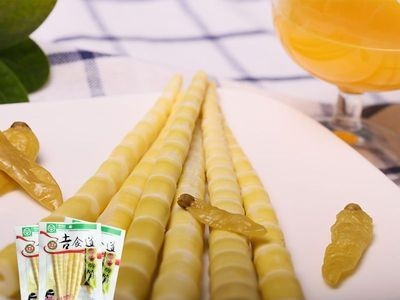 吉食道厂家直销土特产四川竹笋超市餐饮小吃辣味泡椒笋尖80g包邮图2