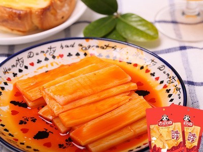 吉食道工厂直发四川特产小零食泡椒笋尖笋片 辣味金针菇藕片包邮图4