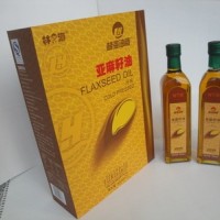 塞外林海冷榨亚麻籽油500mlx2礼盒物理压榨原汁原味食用油批