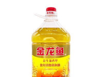 金龙鱼花生浓香食用调和油5L/瓶 家庭厨房食用油批发调和油图4