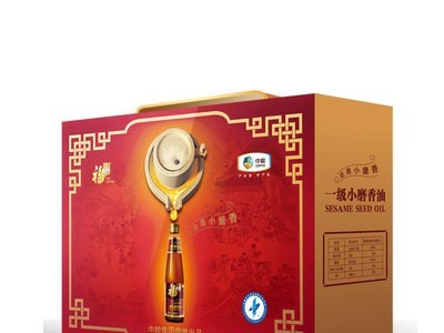 中粮福临门凉拌调味烹饪火锅小磨芝麻香油礼盒400MLx4瓶图4