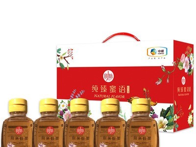 中粮时怡纯臻蜜语礼盒A荆条蜜252*3瓶冲调饮品节日送客户福利图5