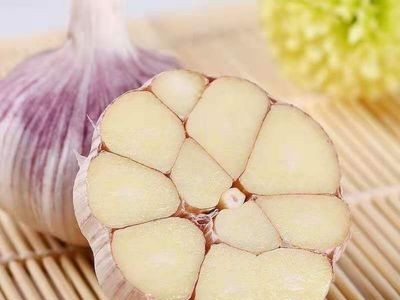 2021新干蒜紫皮大蒜河南一件代发批发蒜苗35斤产地蒜头直发全国图2