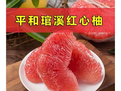 福建平和琯溪红心柚新鲜柚子红肉蜜柚三红蜜柚非白心柚海南红心柚图3