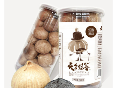[优*选厂家可代工]精选黑蒜天合悠养黑蒜 独头黑蒜 500g桶装 包邮图2