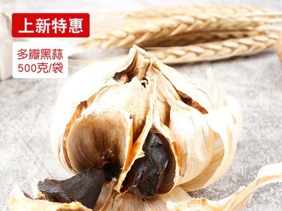 厂家 OEM代工天合多瓣黑蒜发酵黑大蒜500g袋装山东金乡一件包邮图5