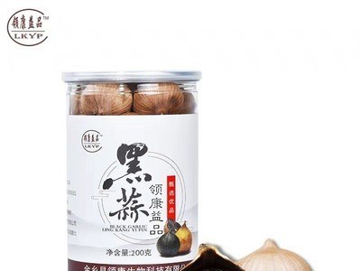 黑蒜源头厂家贴牌代加工200克罐装黑大蒜图4
