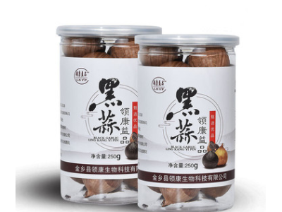独头黑蒜发酵黑大蒜 250克罐装图4