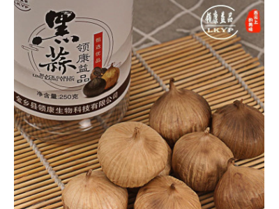 独头黑蒜发酵黑大蒜 250克罐装图3