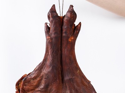 湖南农家特产腊猪腿自制烟熏腊猪腿整只猪脚顾家婆腊味批发图3