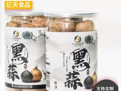 亿天年黑大蒜500克罐装独头黑蒜120天发酵厂家诚招全国山东黑蒜图2