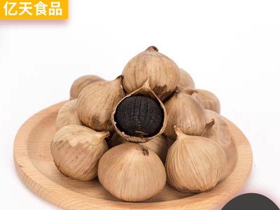 亿天年黑大蒜500克罐装独头黑蒜120天发酵厂家诚招全国山东黑蒜图3