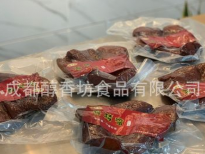 四川特产 醇香坊 腌腊猪嘴 烟熏精猪脸500g 柴火腌腊 可定制 OEM图2