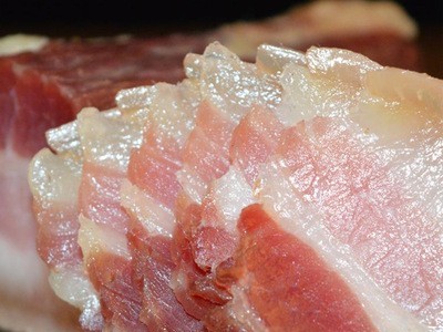 江西特产农家咸盐腌制风干腊猪肉500g 咸腊肉土特产五花腊肉批发图3