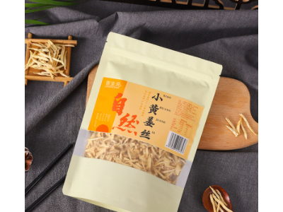 小黄姜姜丝 大别山金寨高山土姜食品级纯姜丝 花茶辅料袋装干姜丝图2