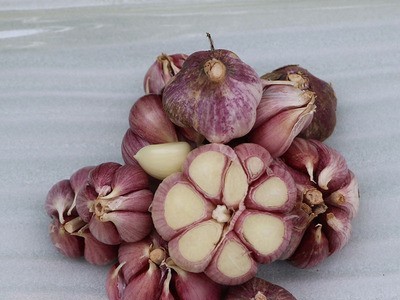 云南紫皮芽蒜大蒜瓣蒜1斤起混批批发图3