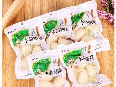 500g/袋 甜糖蒜腌泡大蒜头自制农家冰糖蒜瓣下饭菜咸菜泡菜图3