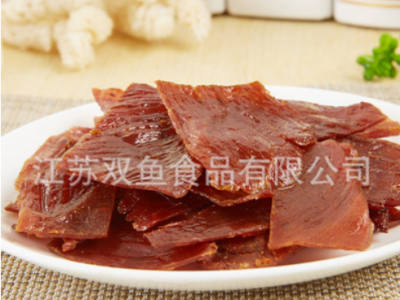 双鱼烤猪肉片原味香辣黑胡椒猪肉零食小吃靖江图5