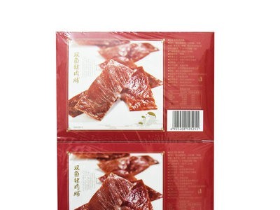 双鱼牌草堂香猪肉脯礼盒720g靖江特产小包装猪肉干片图3