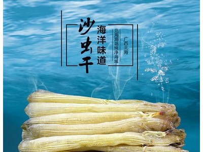 北海特产海产品沙虫干货大条自晒自销味道鲜美滋补品半斤一包起批图2