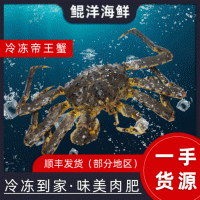 冻帝王蟹海鲜水产新鲜冷冻超特大龙虾面包珍宝皇帝螃蟹4.5~5斤/只