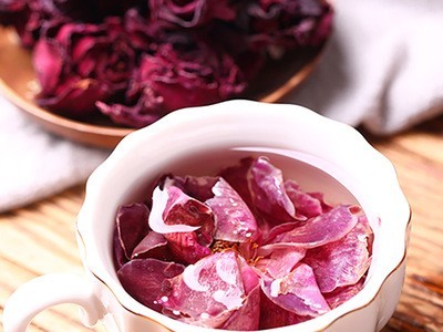 云南特产墨红玫瑰花茶半开全开花冠冻干墨红玫瑰批发代发OEM贴牌图2