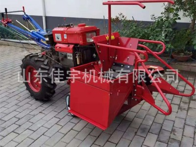 小型单垄单行玉米收割机 玉米苞米收获机 手扶式玉米收获机图4