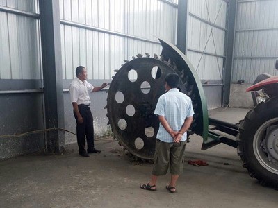 山东拖拉机链条开沟机 优质自来水管挖沟机 挖深1米圆盘开沟机图5