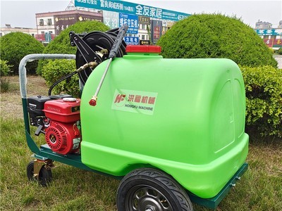 厂家供应300升四轮手推清洗机 柴油高压清洗机 带水箱清洗机图2