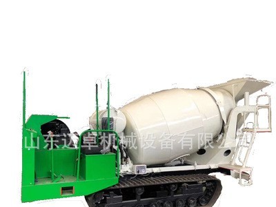 【新型产品】山地履带水泥砼车 全地形履带罐车 履带混凝土搅拌罐图3