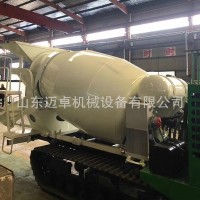 【新型产品】山地履带水泥砼车 全地形履带罐车 履带混凝土搅拌罐