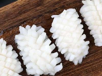 新鲜海产去皮鱿鱼花冷冻鲜水产大鱿鱼鲜活切深海海鲜火锅食材批发图4
