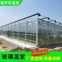 厂家供应连栋大棚 智能玻璃温室建设 植物温室全自动内外遮阳系统