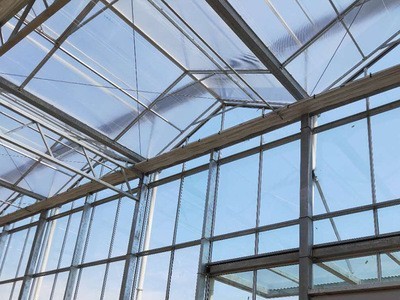 厂家供应连栋大棚 智能玻璃温室建设 植物温室全自动内外遮阳系统图4