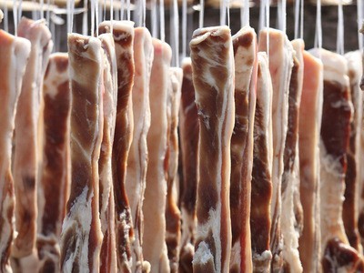 庐香腊味 咸肉腊肉 腌肉 非烟熏 土猪肉制作 酒店食材 道地徽菜图5