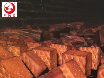 川民爱烟熏豆干四川农家腊豆干豆腐干食品厂家批发餐饮供货500g图3