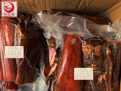 川民爱五花腊肉四川特产农家腊肠自制柏丫烟熏肉500g特产批发图3